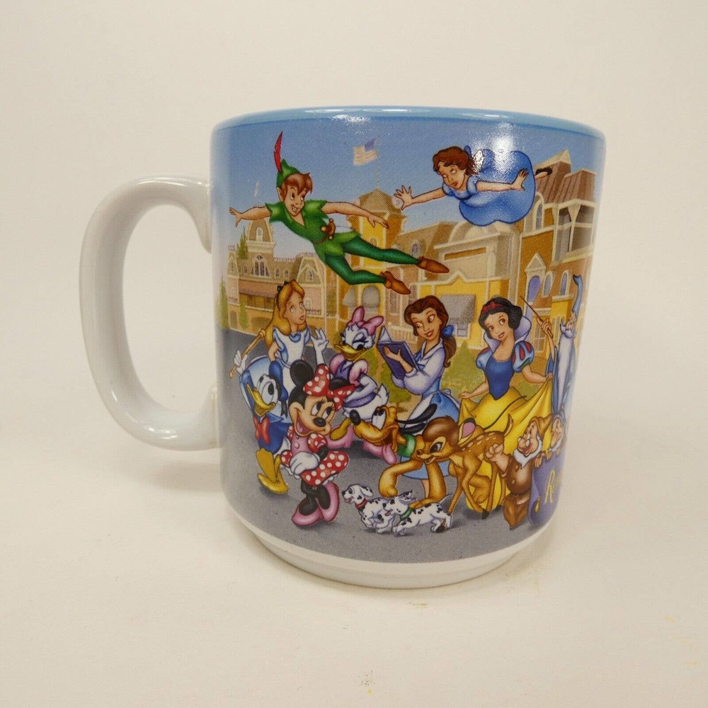 VTG 1996 "Remember the Magic" Walt Disney World 25th Anniversary Mug 12oz UEJYX